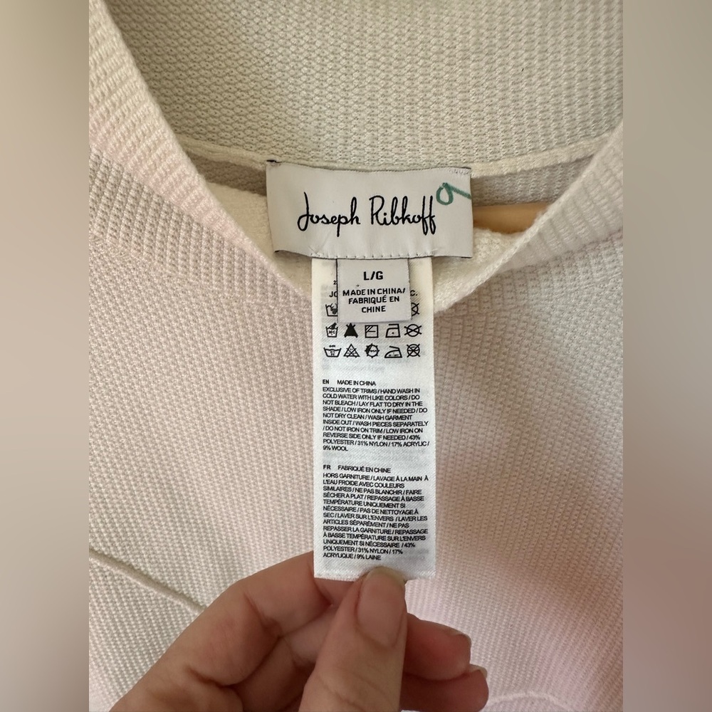 Joseph Ribkoff Cream Knit Sweater - Picture 4 of 6